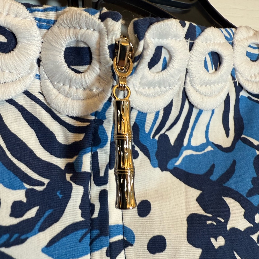 Lilly Pulitzer Blue Halter Sheath Mini Dress - Picture 8 of 9